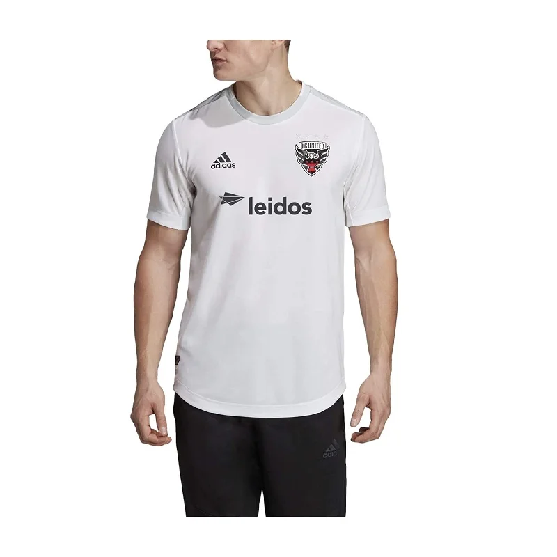 Men's Long - Line Oversized Casual Shirts in Dark Gray for a Relaxed and Modern LookAdidas Mens D.C. United Away Jersey