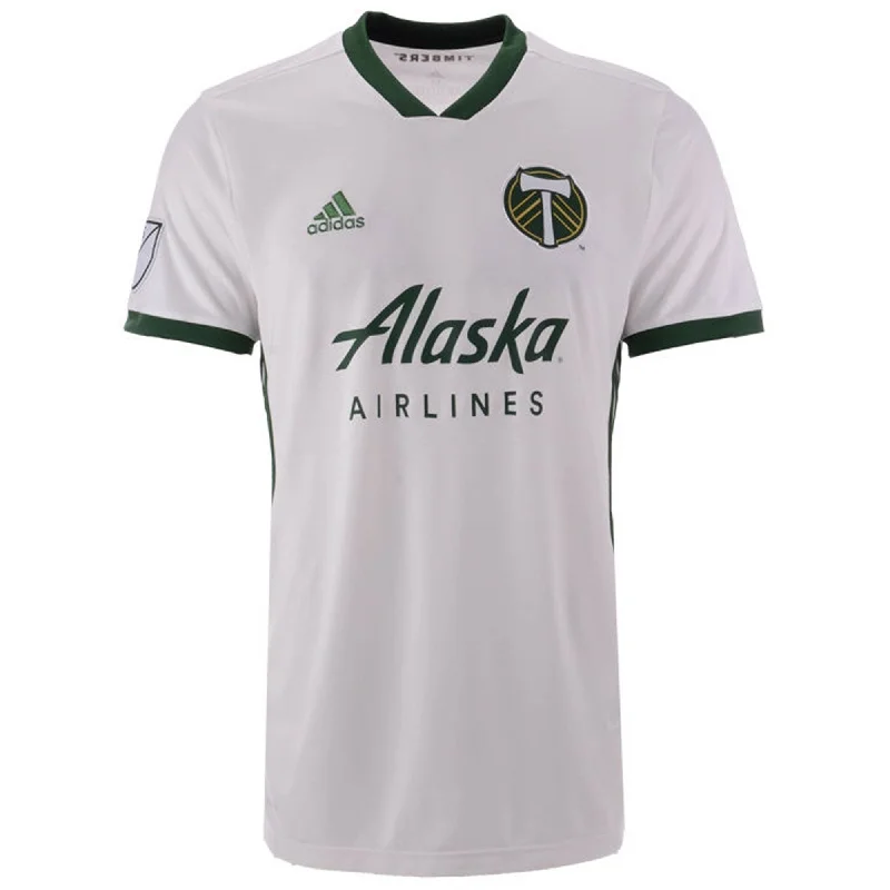 Men's Graphic - Printed Casual Shirts with Pop - Culture References for a Fun and Stylish LookAdidas Mens Portland Timbers Jersey, White, X-Large