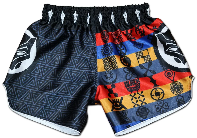 Men's plaid pattern wool blend shorts for a preppy fall styleBLACK PANTHER ?‍⬛ Fight Shorts