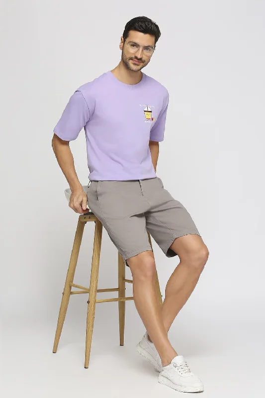 Men's drawstring casual linen shorts for a laid - back summer lookComfort Fit Cotton Stretch Dobby Woven Shorts