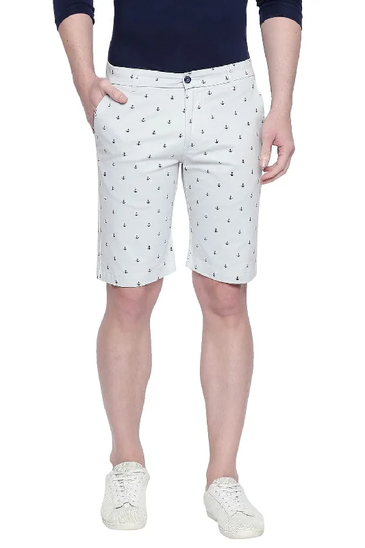 Men's adjustable - length convertible shorts for versatile useComfort Fit Printed Stretch Shorts