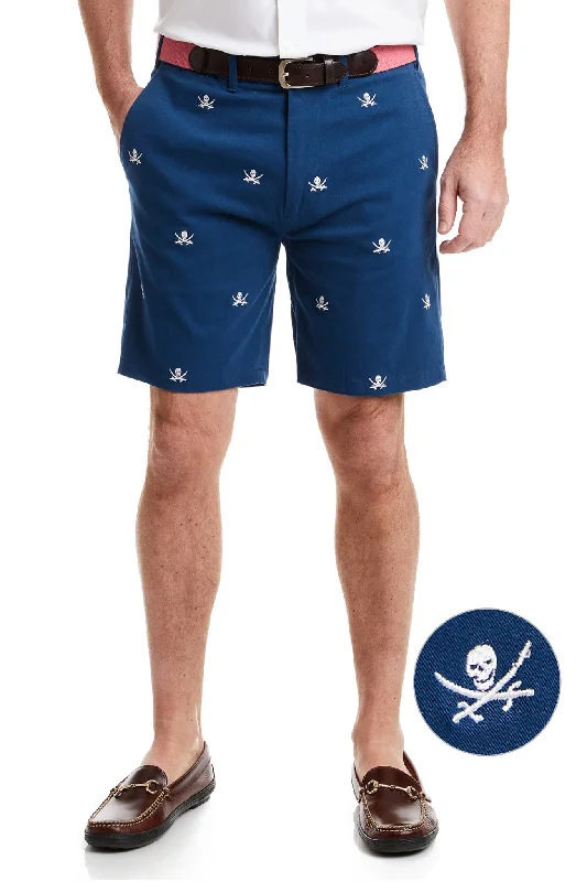 Men's pastel - colored cotton shorts for a spring - friendly outfitCisco Short Nantucket Navy with Calico Jack