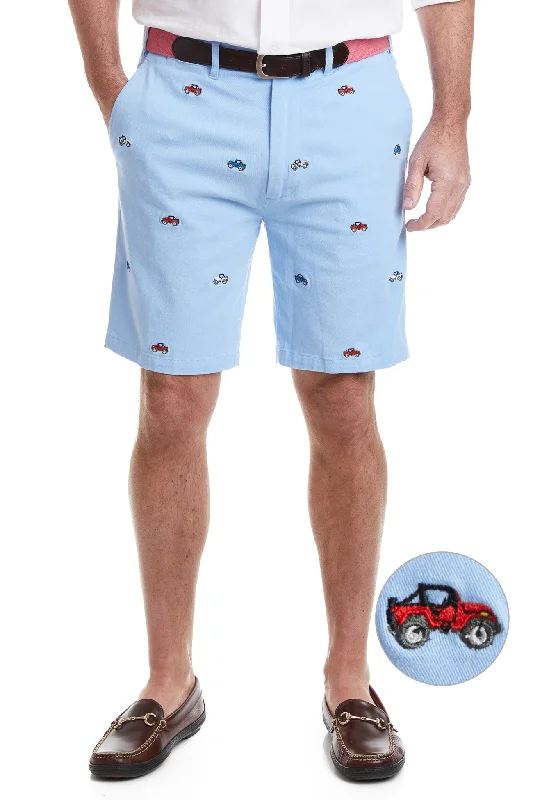 Men's side - stripe track shorts for a sporty running lookCisco Short Stretch Twill Liberty with Jeeps