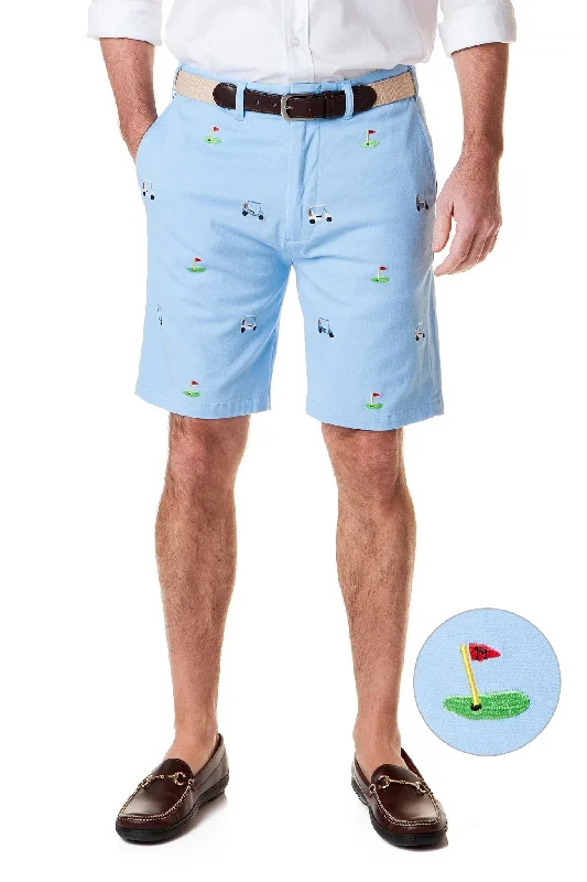 Men's zip - pocket canvas shorts for added functionality during travelCisco Short Stretch Twill Liberty with Tee Time