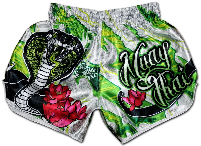 Men's neon - colored athletic shorts for high - visibility workoutsCobra ? Muay Thai Boxing Shorts