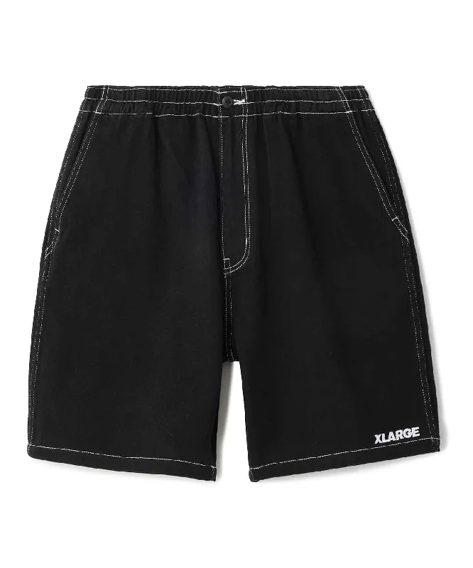 Men's breathable cotton athletic shorts for intense workoutsCONTRAST STITCH EASY SHORT PANTS