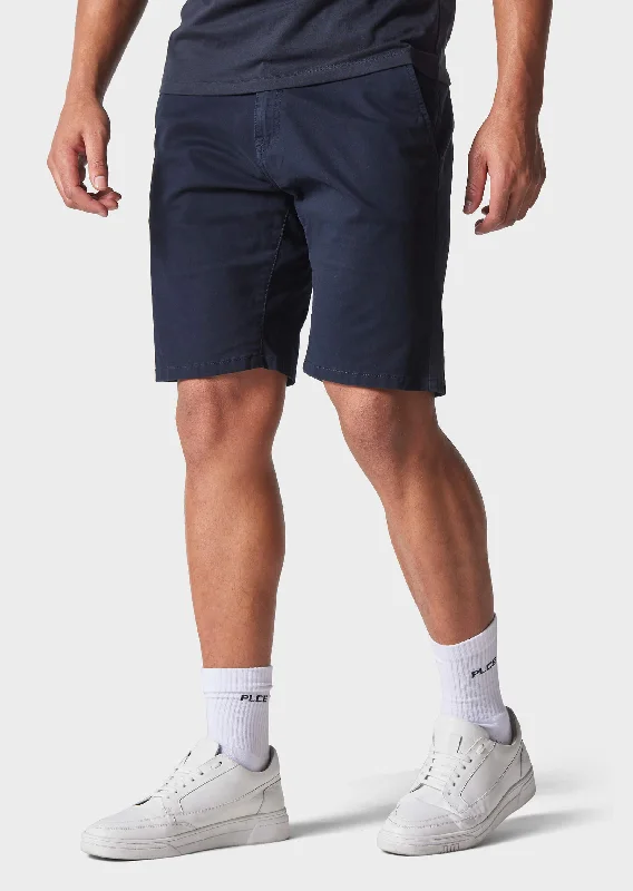 Men's elastic waistband lounge shorts for lazy weekends at homeDawkins Navy Shorts