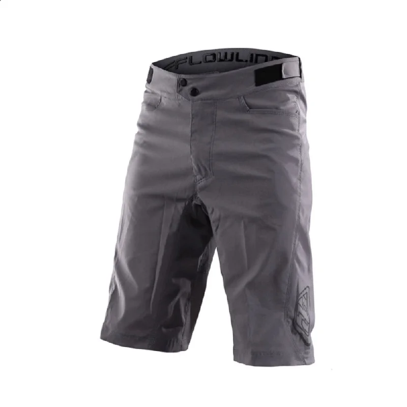 Men's drawstring casual linen shorts for a laid - back summer lookFlowline Short Charcoal (W/Liner)