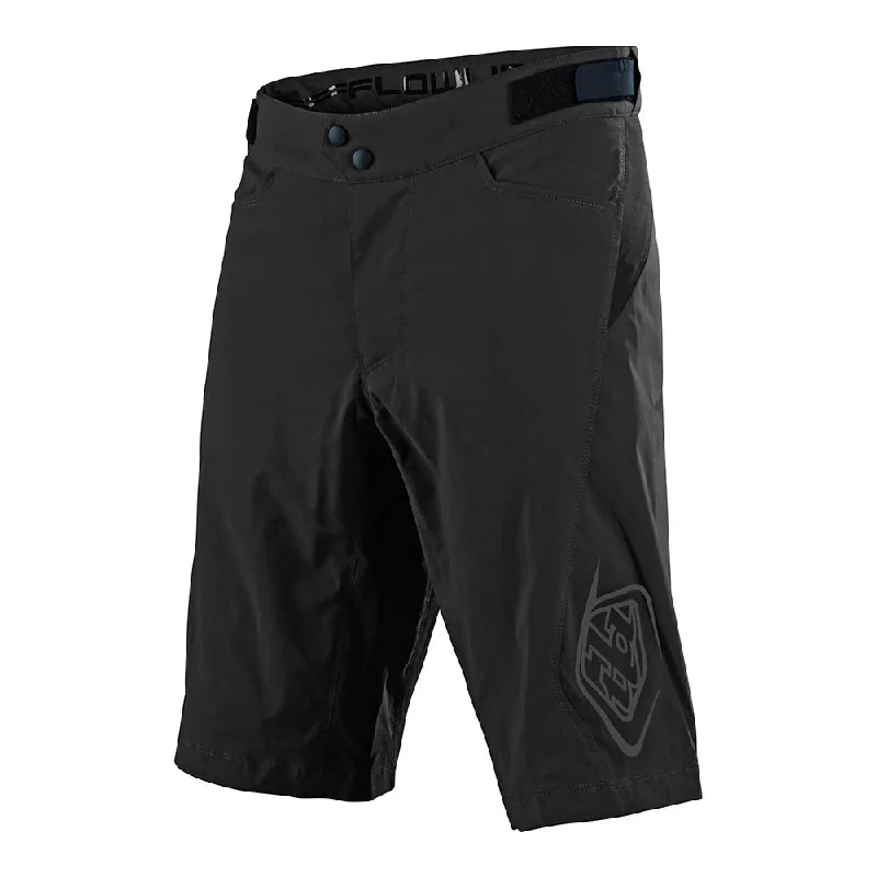 Men's breathable cotton athletic shorts for intense workoutsFlowline Short Solid Black (W/Liner)