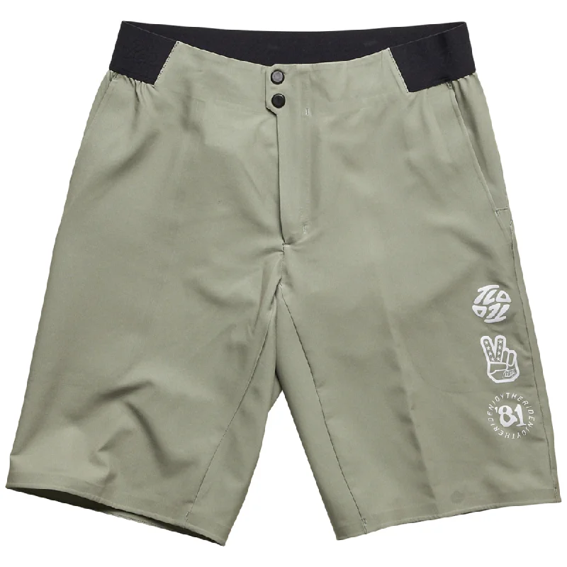 Men's distressed cotton shorts for a bohemian - inspired styleFlowline Superlyte Short Mono Olive (no liner)