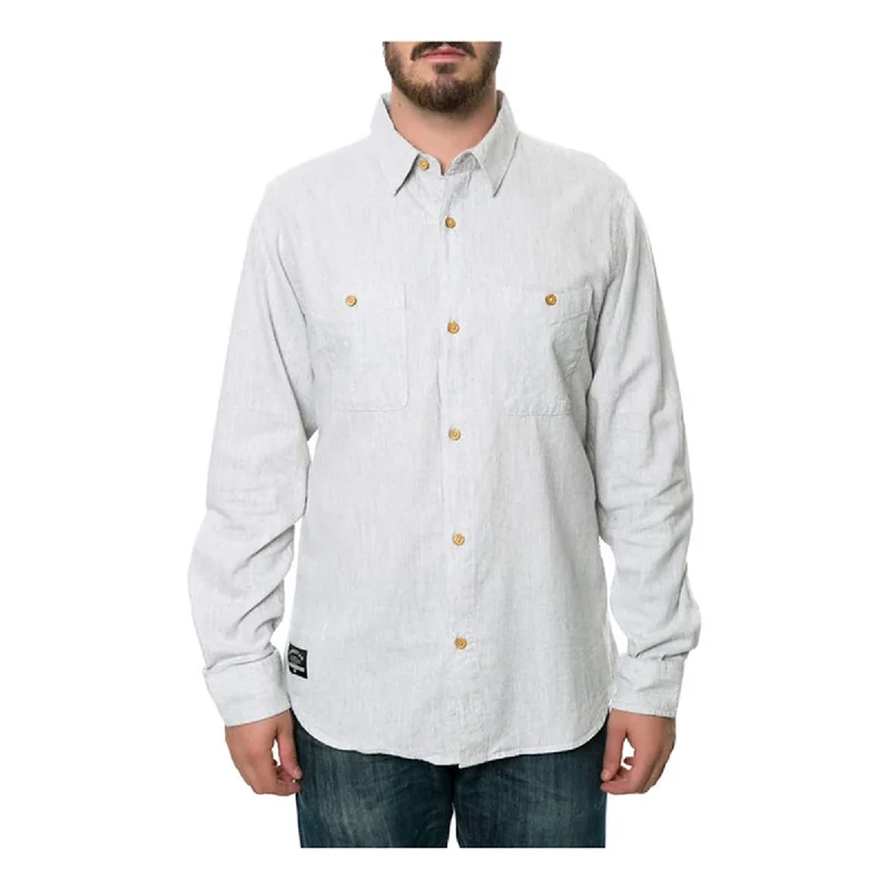 Men's Moisture - Wicking Performance Fabric Casual Shirts for Outdoor ActivitiesFourstar Clothing Mens The Canton Ls Button Up Shirt