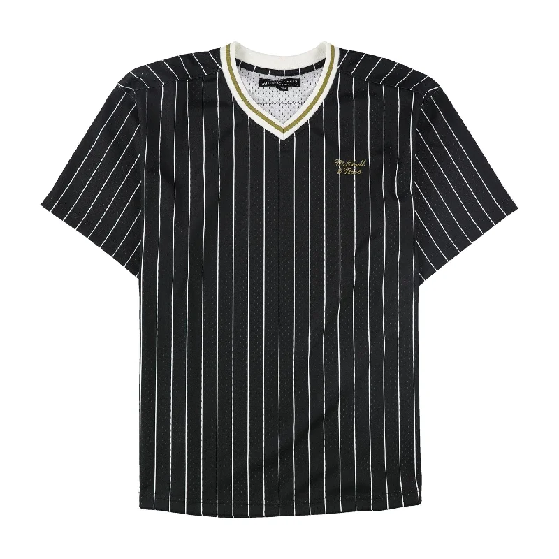 Men's Moisture - Wicking Performance Fabric Casual Shirts for Outdoor ActivitiesMitchell & Ness Mens Pinstripe Jersey