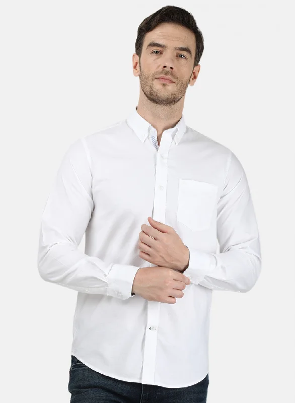 Men's Short - Sleeve Linen Casual Shirts in Light Khaki for a Breathable Summer OptionMens White Solid Shirt