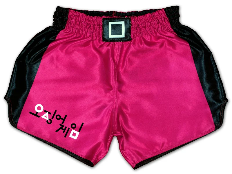 Men's side - stripe track shorts for a sporty running lookFight Shorts ? Pink Soldier