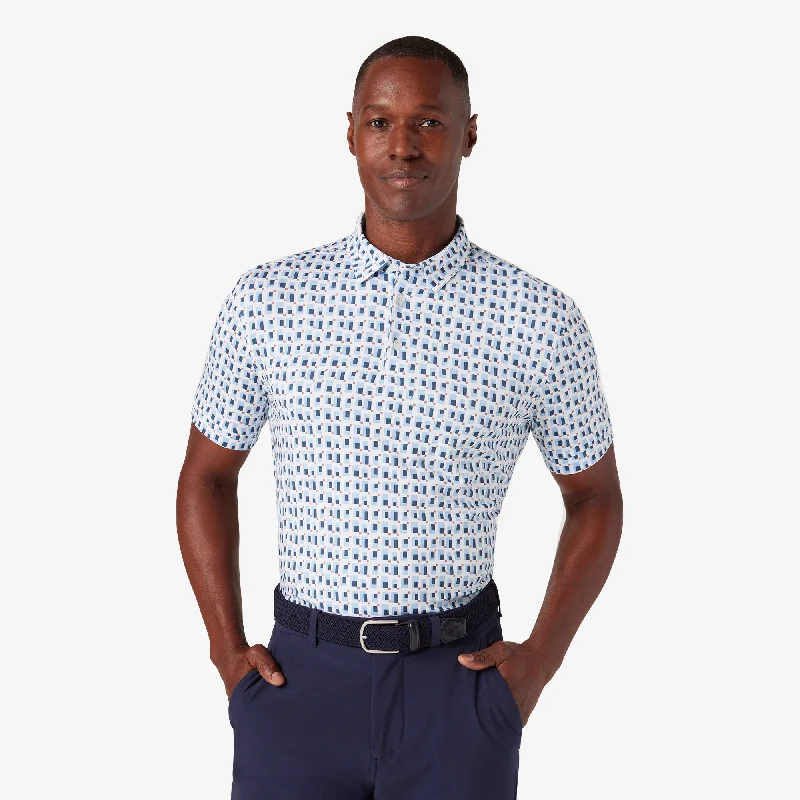 Men's Button - Down Oxford Casual Shirts in Crisp White for a Classic and Versatile StylePatriot Print