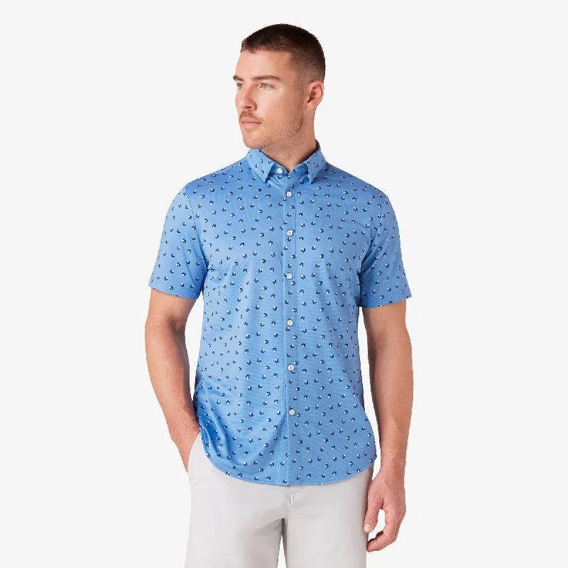 Men's Slim - Fit Printed Floral Casual Shirts in Pastel Colors for a Spring - Inspired VibeProvence Floral