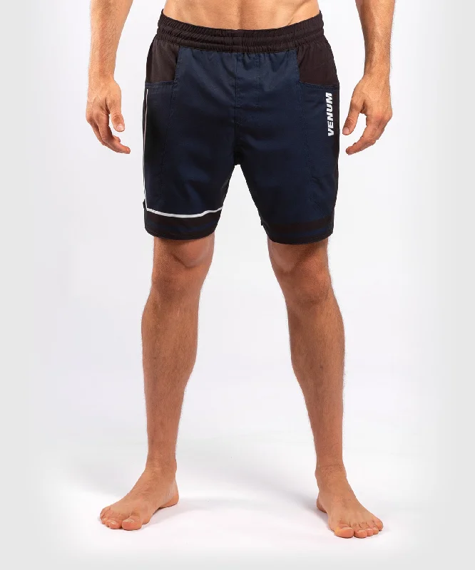 Men's distressed cotton shorts for a bohemian - inspired styleShort de Bain Venum Bali – Bleu Marine