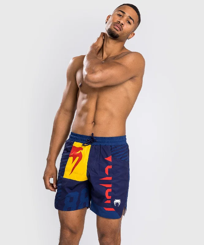 Men's distressed cotton shorts for a bohemian - inspired styleShort de bain Venum Summer 88 - Bleu Marine