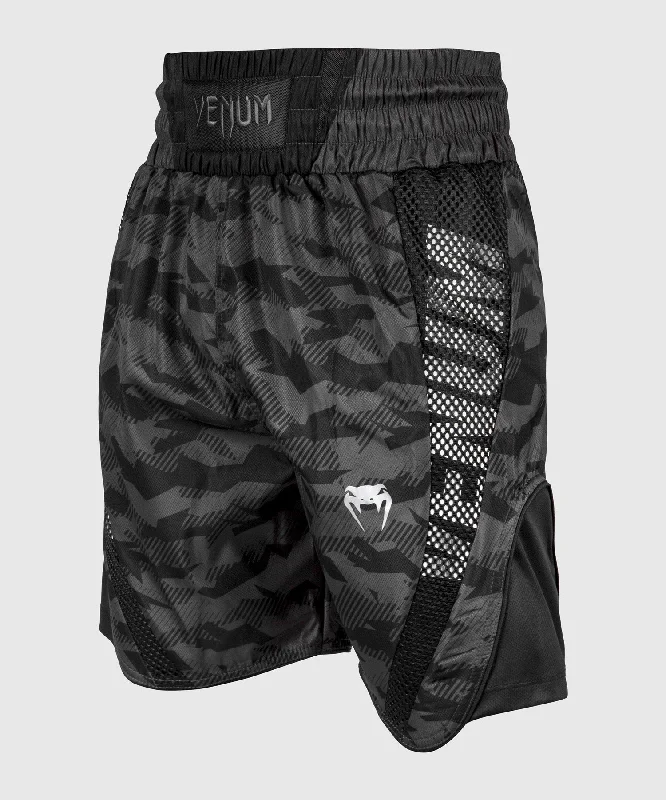 Men's pastel - colored cotton shorts for a spring - friendly outfitShort de boxe Venum Elite - Urban Camo/Noir