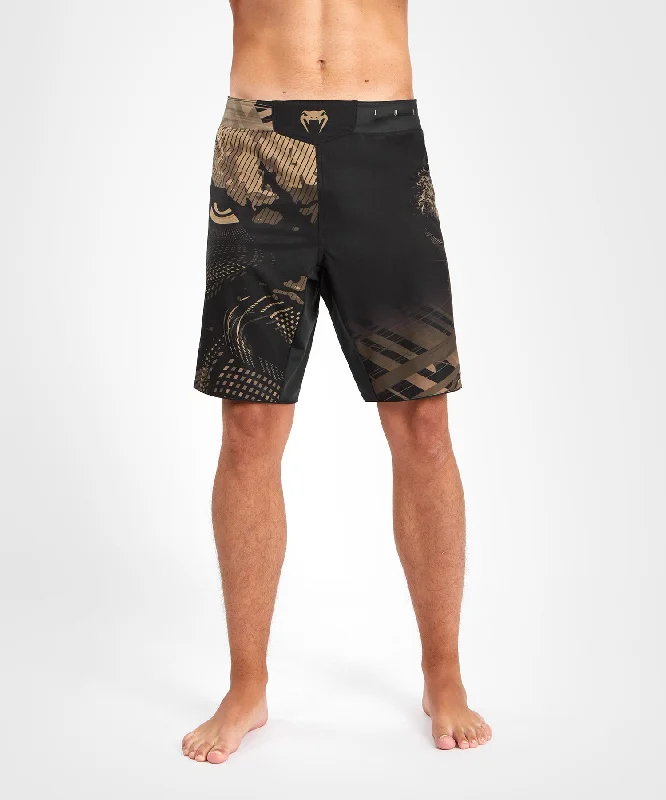 Men's checkered pattern wool shorts for a stylish winter layering optionShort de Combat Venum Gorilla Jungle - Noir/Sable