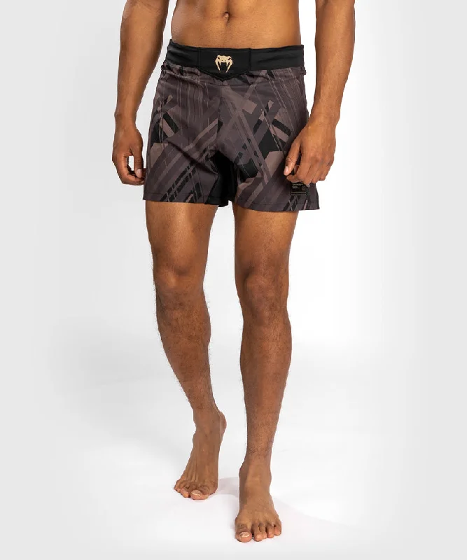 Men's camo print cargo shorts for outdoor adventuresFightshort Venum Tecmo 2.0 - Noir/Marron