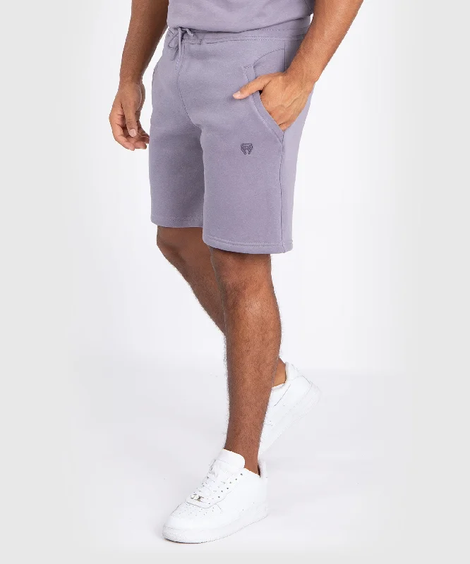 Men's ripped denim shorts for a trendy streetwear aestheticShort en coton Venum Silent Power - Gris lavande