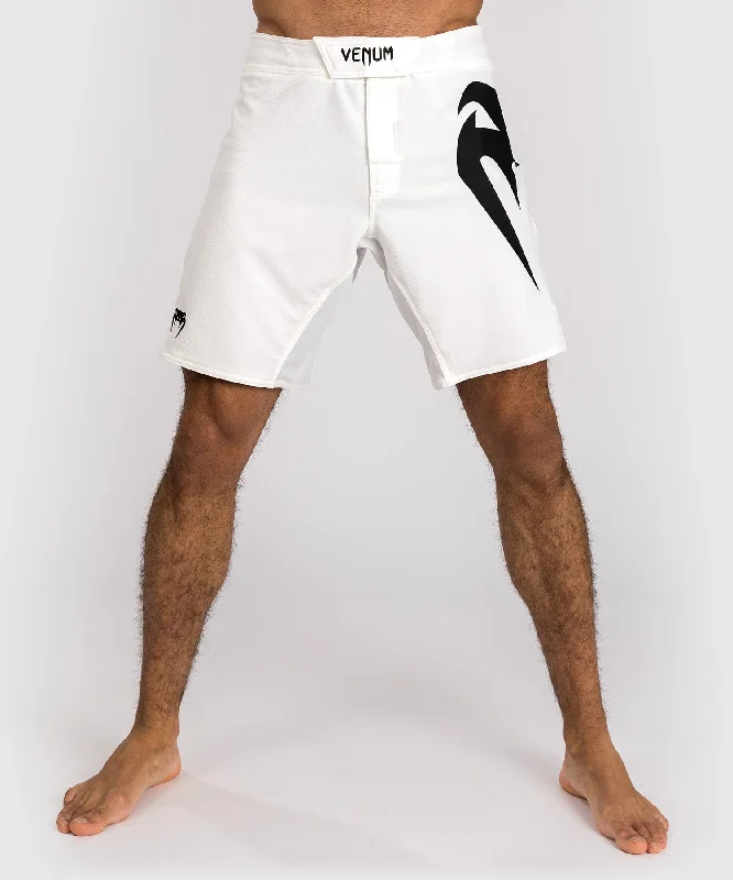 Men's side - stripe track shorts for a sporty running lookShorts de combat Venum Light 5.0 - Blanc/Noir