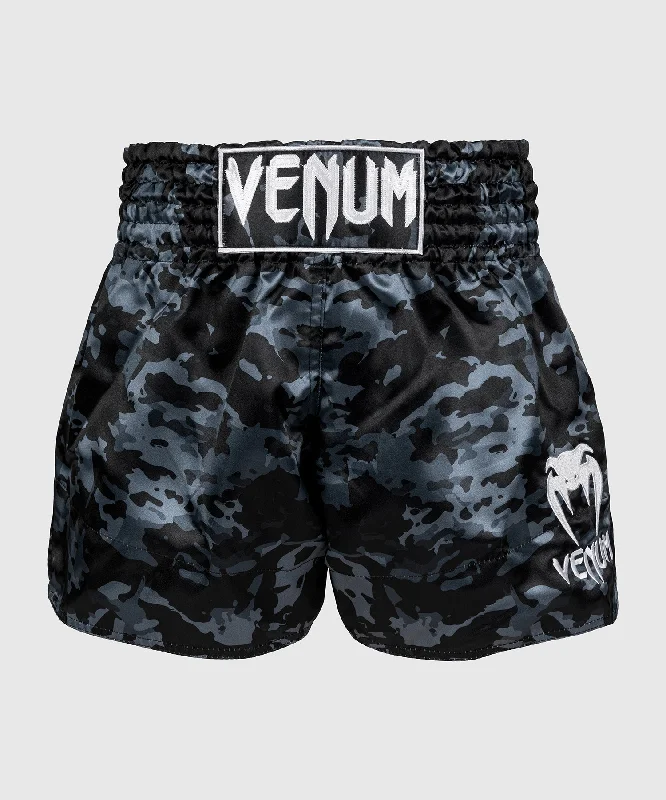 Men's plaid pattern wool blend shorts for a preppy fall styleShort de Muay Thai Venum Classic - Dark Camo