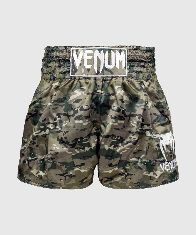 Men's pleated front twill shorts for a classic and sophisticated appearanceShort de Muay Thai Venum Classic - Desert Camo