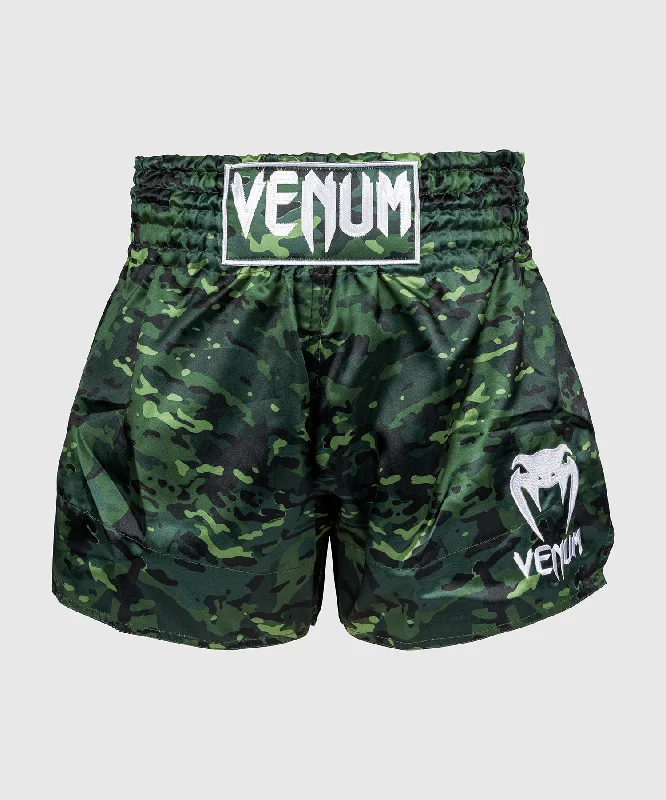 Men's button - fly denim work shorts for durability on the jobShort de Muay Thai Venum Classic - Forest Camo