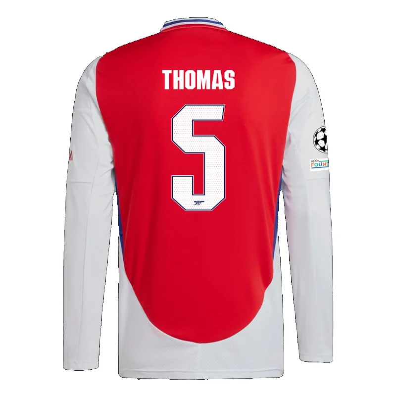 Men's Custom - Embroidered Volleyball Jerseys for Team Uniforms or Personalized Gearadidas Arsenal Thomas Partey Home Long Sleeve Jersey w/ Champions League Patches 24/25 (Better Scarlet/White)