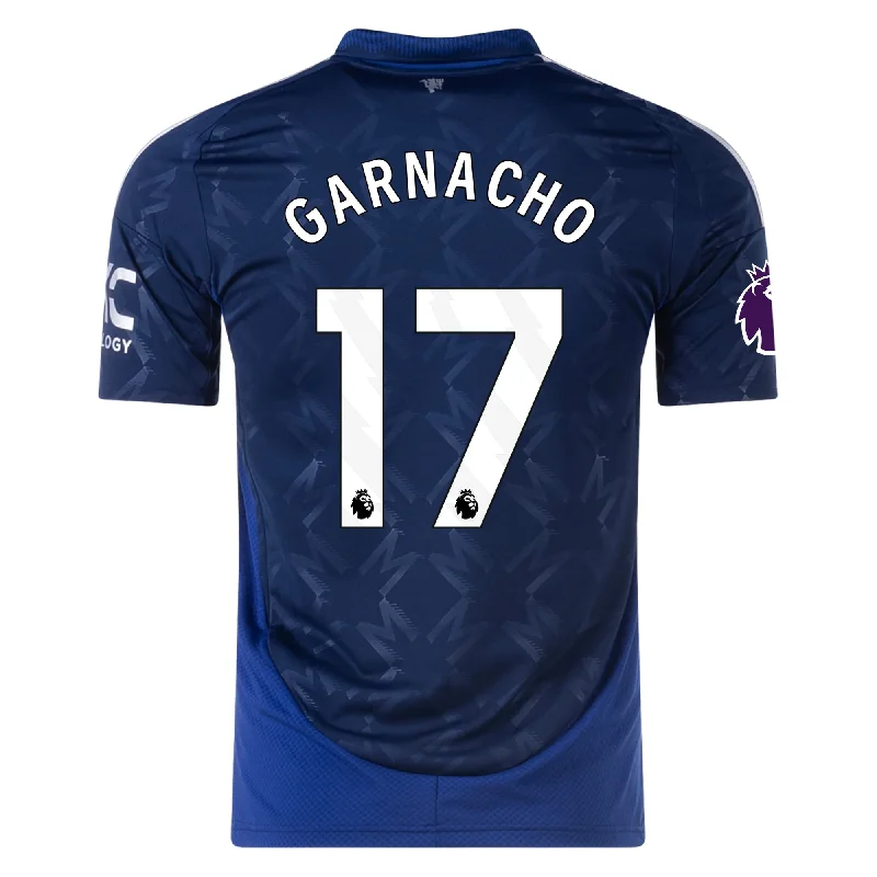 Men's Custom - Embroidered Volleyball Jerseys for Team Uniforms or Personalized Gearadidas Manchester United Alejandro Garnacho Away Jersey w/ EPL Patch 24/25 (Night Indigo)