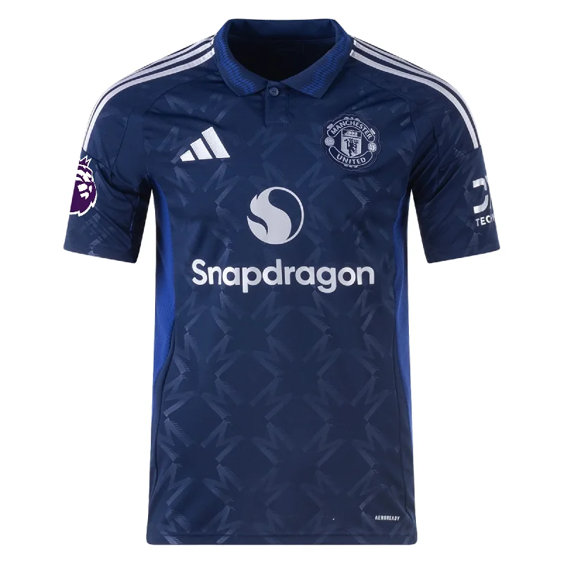 Men's Moisture - Wicking Golf Jerseys with UV Protection for Comfortable Rounds on the Courseadidas Manchester United Away Jersey w/ EPL Patch 24/25 (Night Indigo)