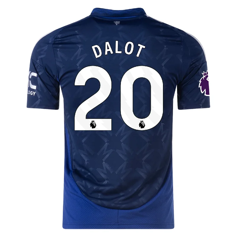 Men's Sustainable Organic Cotton Rugby Jerseys for Eco - Conscious Sports Enthusiastsadidas Manchester United Diogo Dalot Away Jersey w/ EPL Patch 24/25 (Night Indigo)