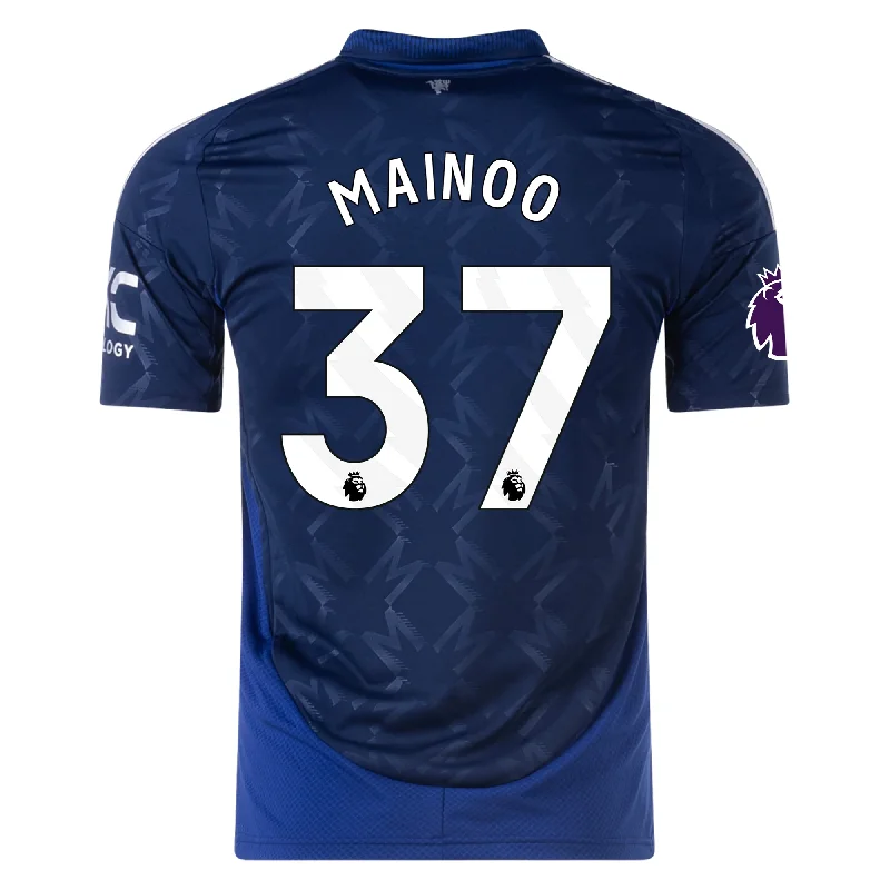 Men's Sustainable Organic Cotton Rugby Jerseys for Eco - Conscious Sports Enthusiastsadidas Manchester United Kobbie Mainoo Away Jersey w/ EPL Patch 24/25 (Night Indigo)