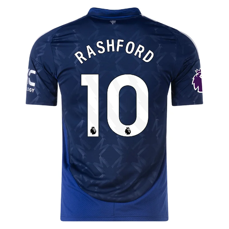 Men's Basketball Jerseys in Sleeveless Design for Enhanced Mobility on the Courtadidas Manchester United Marcus Rashford Away Jersey w/ EPL Patch 24/25 (Night Indigo)