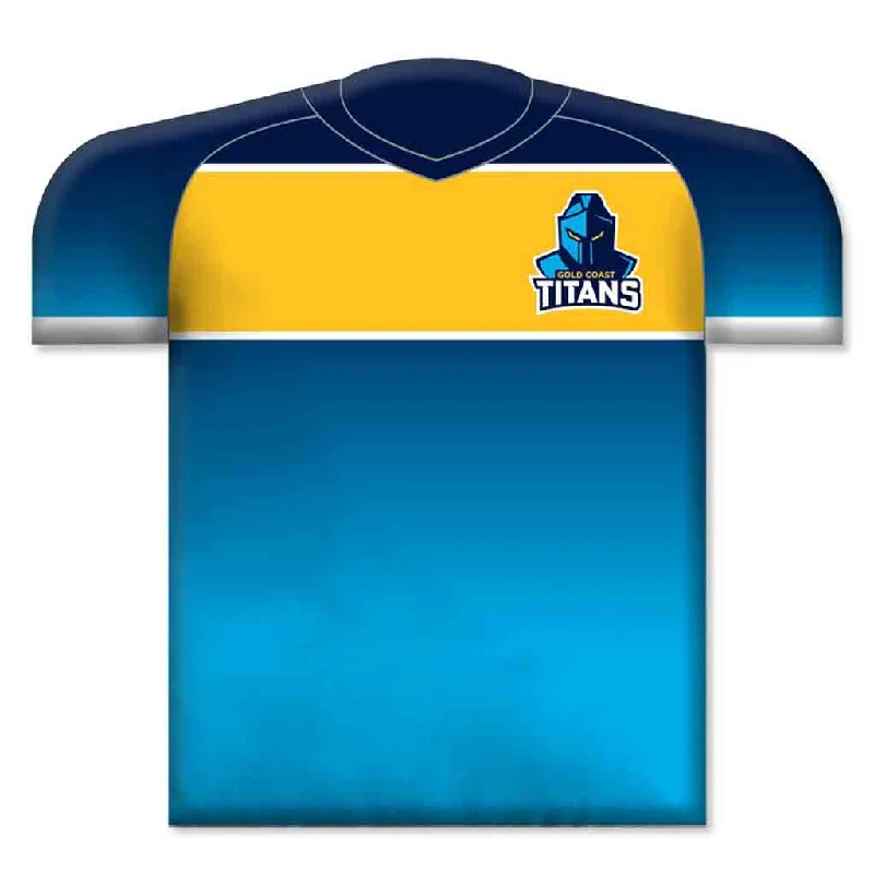 Men's Limited - Edition Cricket Jerseys Commemorating Historic Matches for Die - Hard Cricket LoversGold Coast Titans Jersey Cushion