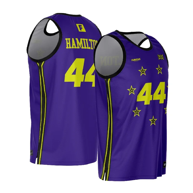 Men's Custom - Embroidered Volleyball Jerseys for Team Uniforms or Personalized GearHamilton - 7Star Jersey