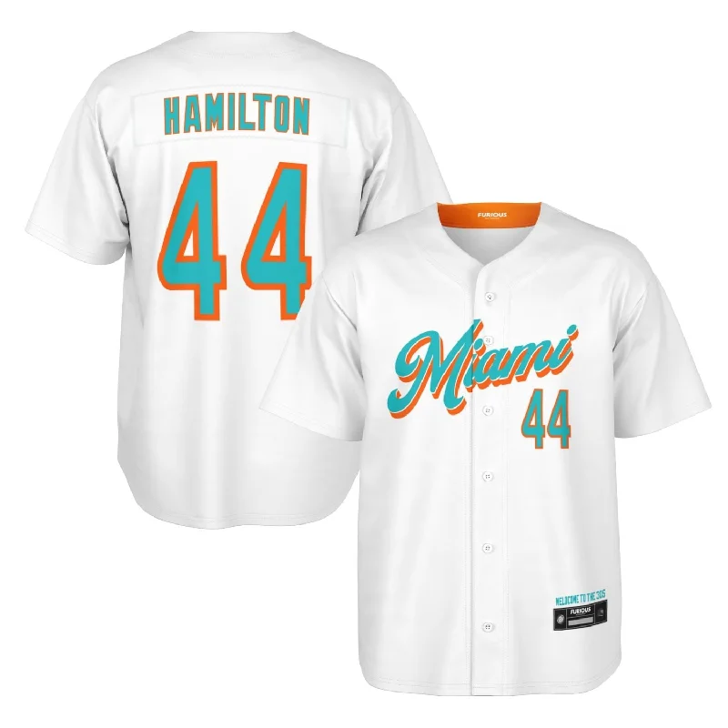 Men's Basketball Jerseys in Sleeveless Design for Enhanced Mobility on the CourtHamilton - Miami 305 Home Jersey