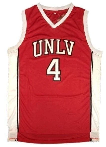 Men's Retro Hockey Jerseys with Classic Stripes and Logos for a Nostalgic Hockey AestheticLarry Johnson #4 UNLV Rebels Las Vegas Jersey