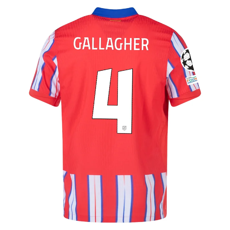 Men's Breathable Polyester Running Jerseys in Bright Neon Colors for High - Visibility WorkoutsNike Atletico Madrid Authentic Connor Gallagher Home Jersey w/ Champions League Patches 24/25 (Hyper Royal/Light Crimson/White)