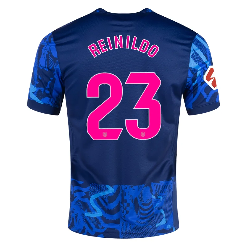 Men's Limited - Release American Football Jerseys of Rookie Stars for Early Adopters and FansNike Atletico Madrid Renlido Third Jersey w/ La Liga Patch 24/25 (Blue Void/Pink Glow)