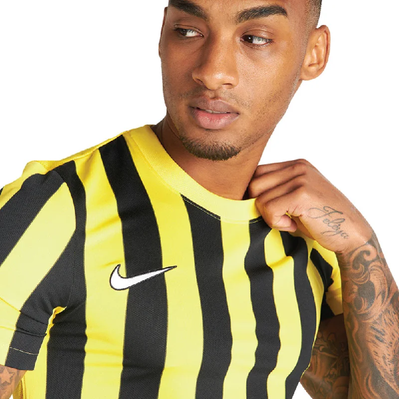 Men's Cycling Jerseys with Reflective Stripes for Safe and Stylish Rides at NightNike Dry Stripe Division IV SS Jersey