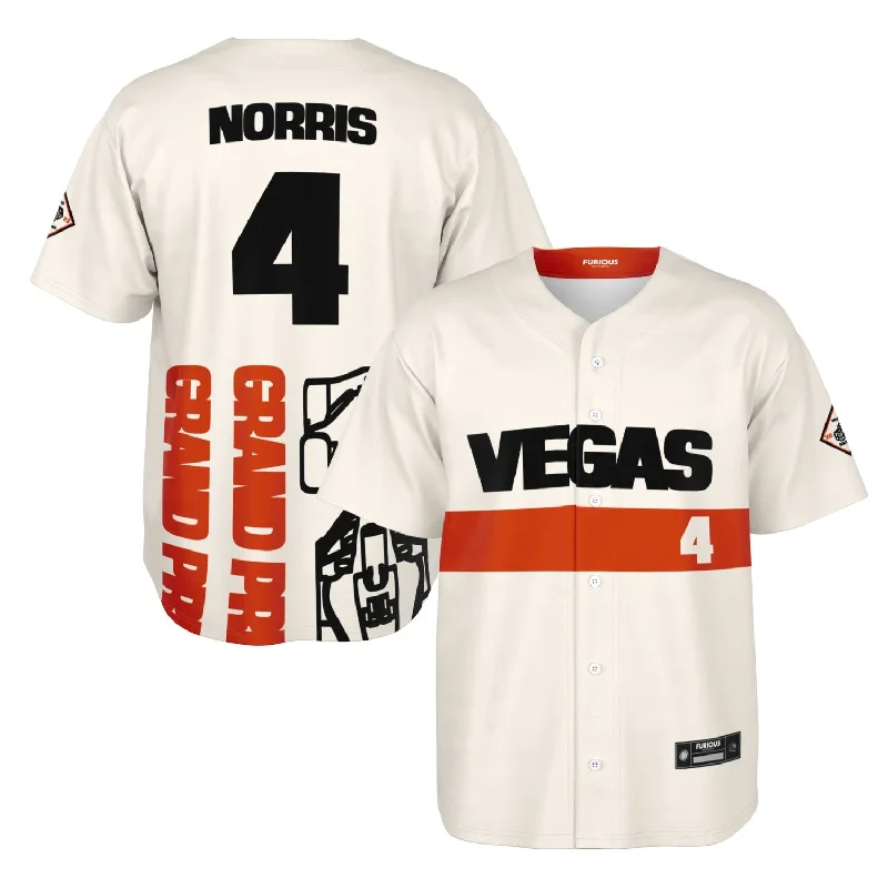 Men's Limited - Release American Football Jerseys of Rookie Stars for Early Adopters and FansNorris - Vegas Street Circuit Jersey