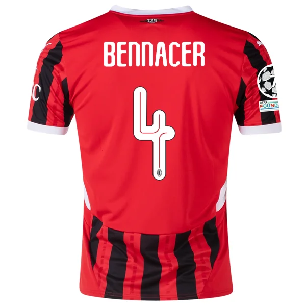 Men's Throwback Rugby Jerseys of Historic Matches and Teams for Rugby History BuffsPuma AC Milan Ismaël Bennacer Home Jersey w/ Champions League Patches 24/25 (Puma Red/Puma Black)