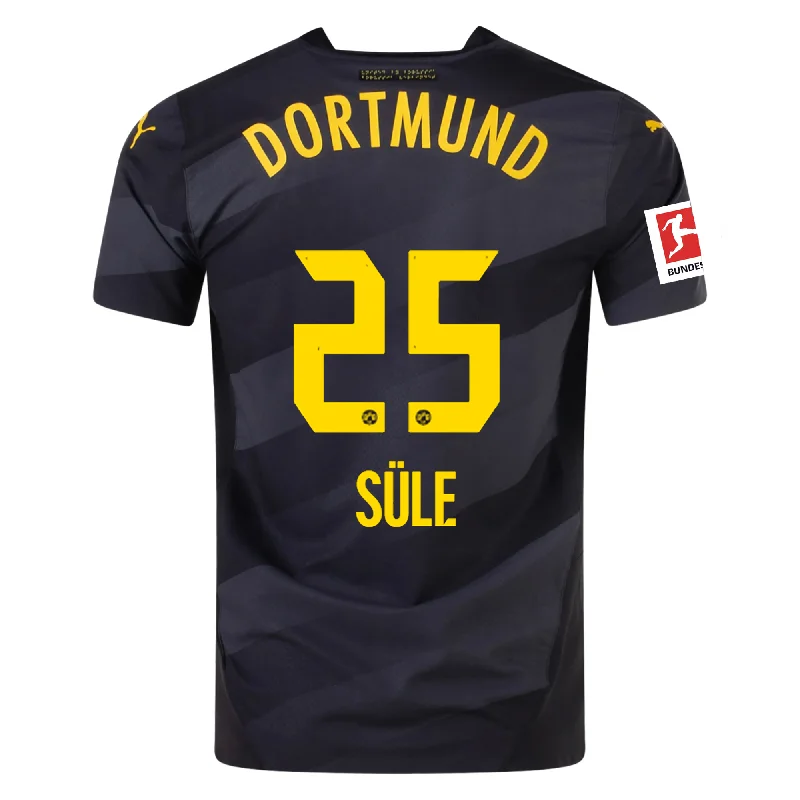 Men's Throwback Rugby Jerseys of Historic Matches and Teams for Rugby History BuffsPuma Borussia Dortmund Authentic Niklas Süle Away Jersey w/ Bundesliga Patch 24/25 (Puma Black/Faster Yellow)