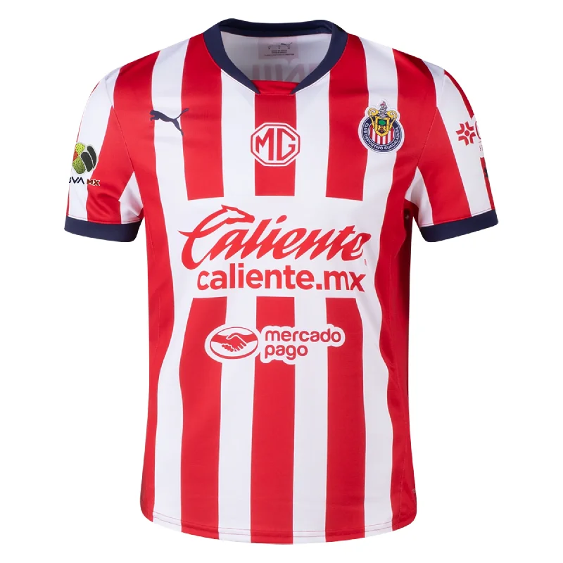 Men's Throwback Tennis Jerseys Inspired by Iconic Matches and PlayersPuma Chivas Home Jersey w/ Liga MX Patch 24/25 (Puma Red/White)