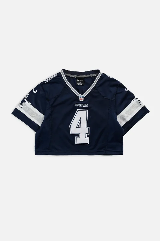 Men's Custom - Embroidered Volleyball Jerseys for Team Uniforms or Personalized GearRework Crop Dallas Cowboys NFL Jersey - S