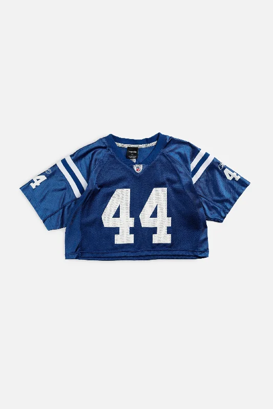 Men's Limited - Edition Cricket Jerseys Commemorating Historic Matches for Die - Hard Cricket LoversRework Crop Indianapolis Colts NFL Jersey - M