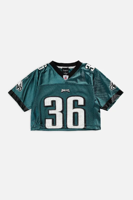 Men's Football Jerseys with Embroidered Club Badges for a Premium and Authentic AppealRework Crop Philadelphia Eagles NFL Jersey - XS